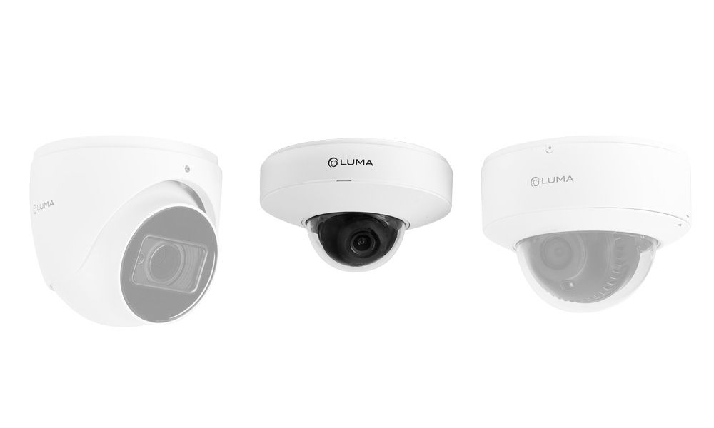 Low profile housing for Luma Compact Dome