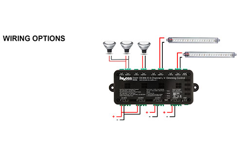 Wiring options for DCM4
