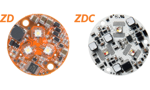 Close-ups of ZD and ZDC optics