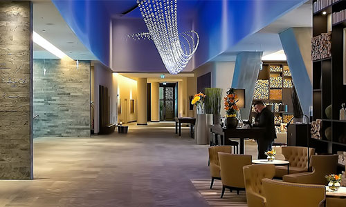 Hotel Lobby with lighting