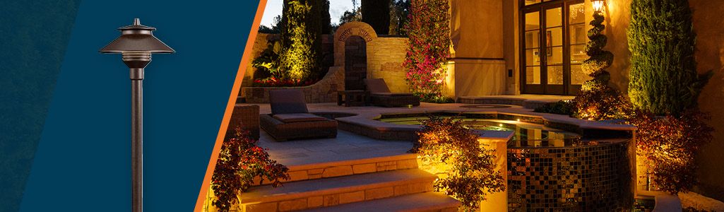 Walkway with FX path lights